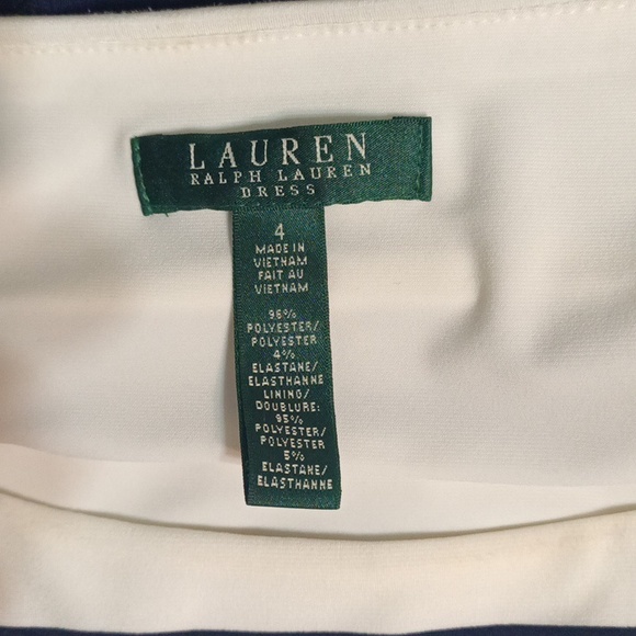 Lauren Ralph Lauren blue and white striped size 4 dress never worn - Picture 17 of 17